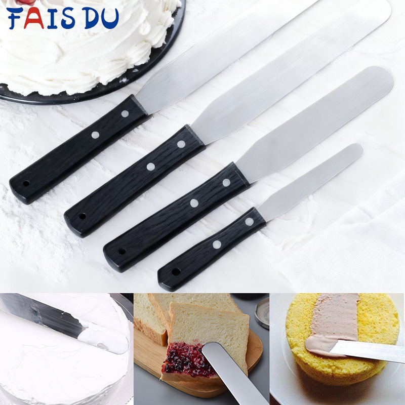 Offset Spatula Set - 4PCS Straight&Offset Cake Icing Spatula Set