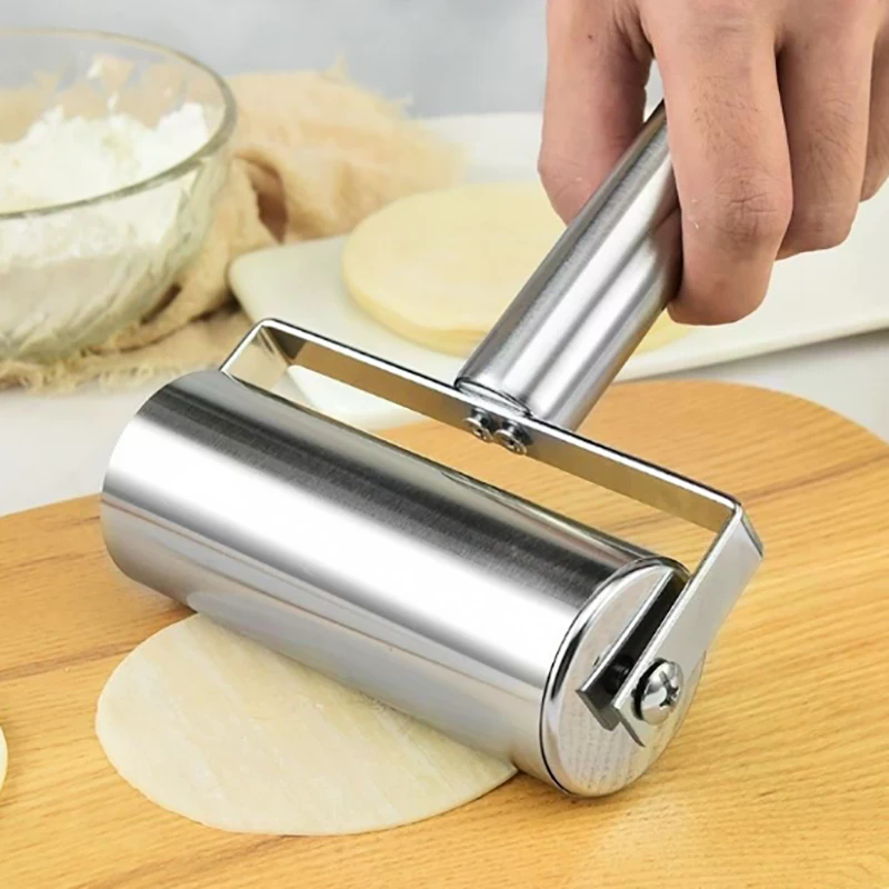 Kitchen Roller Baking - Double Head Stainless Steel Rolling Pin