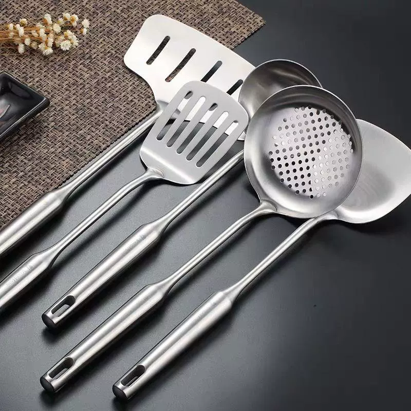 Offset Spatula Set - 304 Stainless Steel Wok Spatula Metal