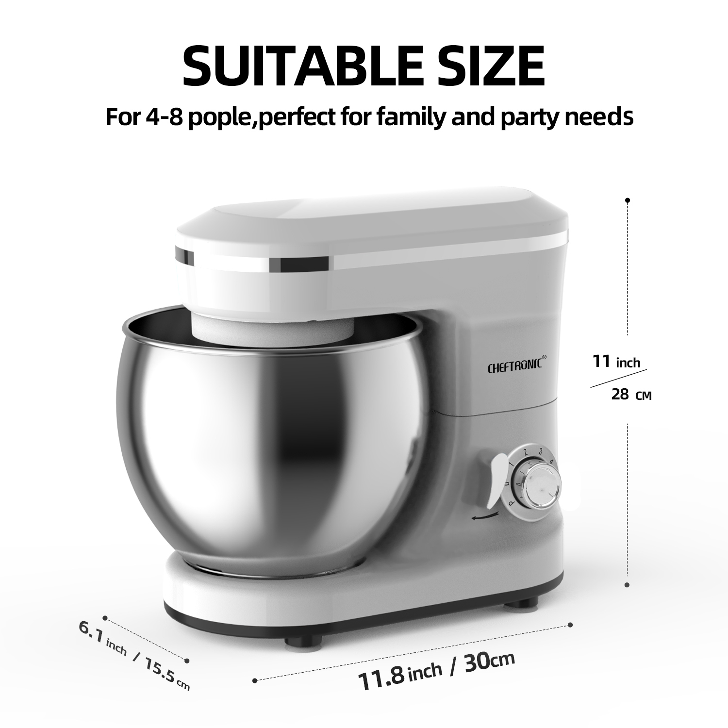5L Multifunction Electric Stan – Kitchen Robot Baking Bewertung und Preis
