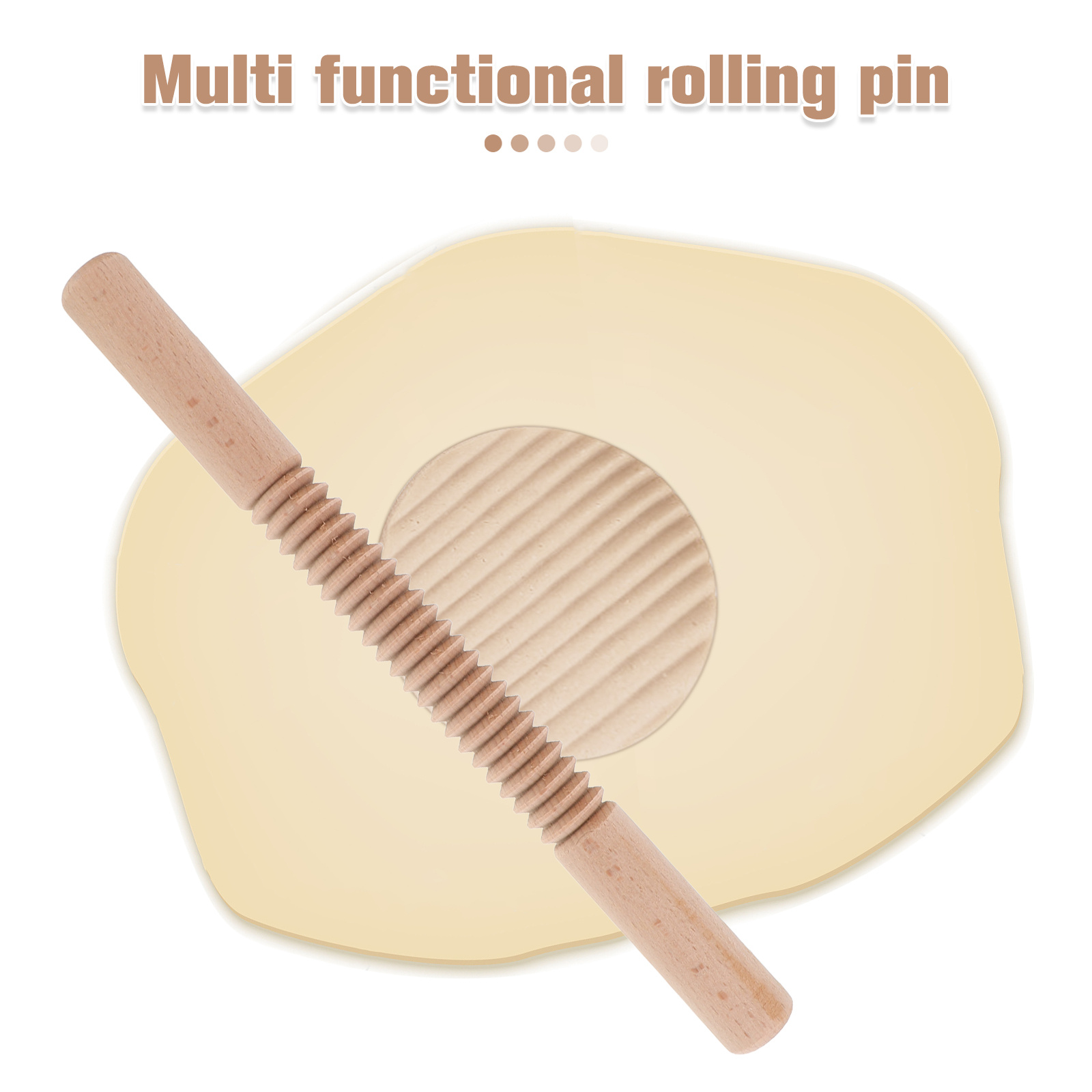 1Pcs Wooden Screw Thread Rolli – Kitchen Roller Baking Bewertung und Preis