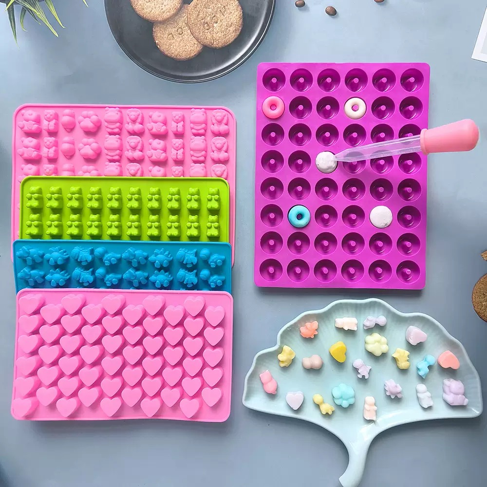 7Pcs Candy Silicone Moulds wit – Kitchen Baking Tray Set Bewertung und Preis