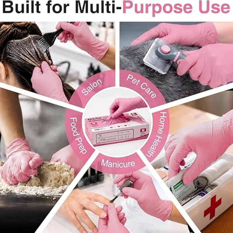 Pink Nitrile Disposable Gloves – Kitchen Job Bewertung und Preis