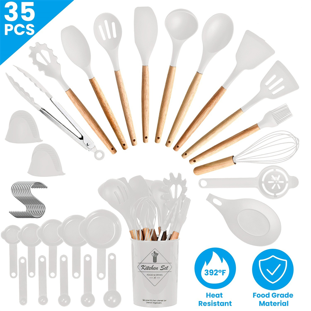 35Pcs Kitchen Cooking Utensils – Kitchen Baking Necessities Bewertung und Preis