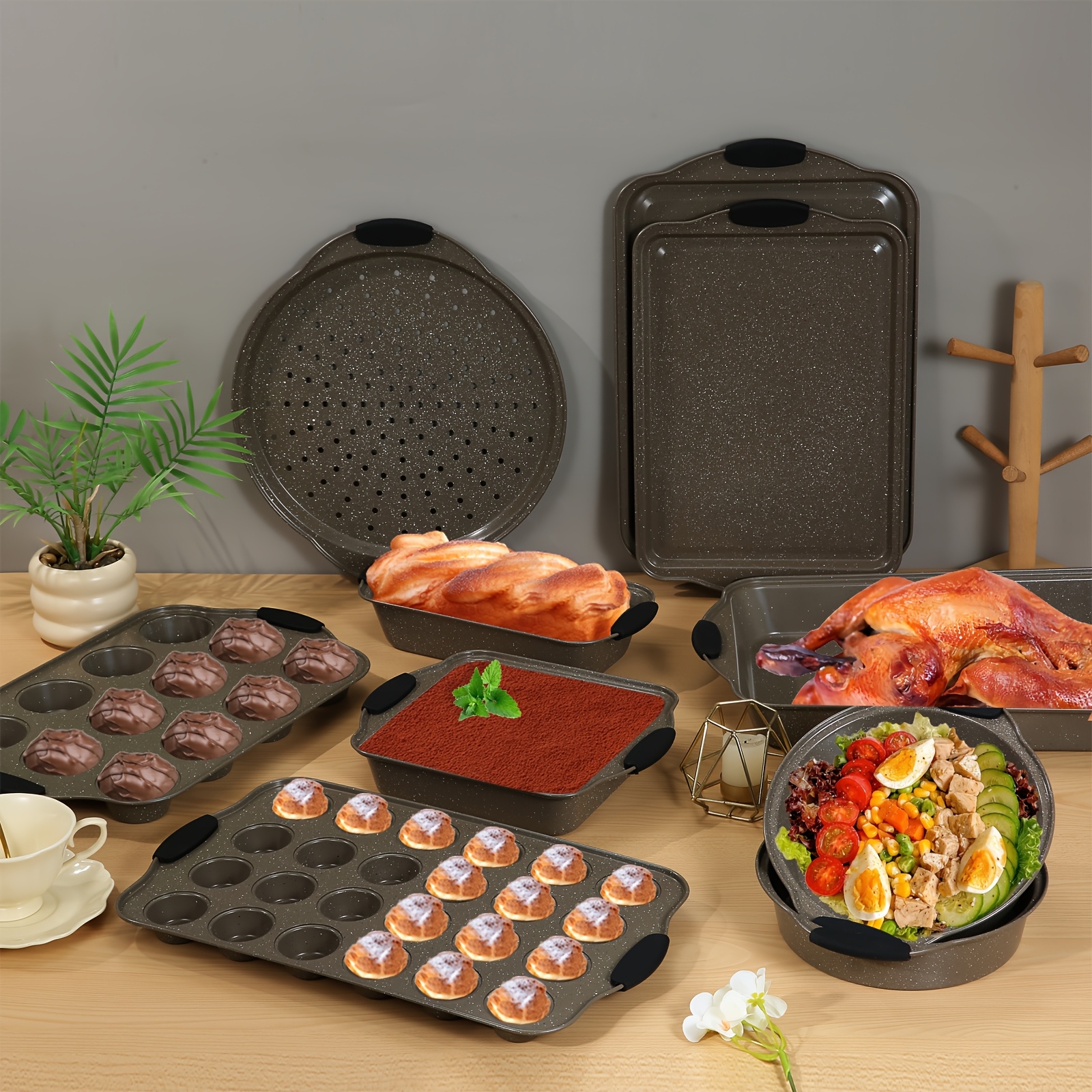 Bakeware11pcs Baking Tray Set  – Kitchen Baking Tray Set Bewertung und Preis