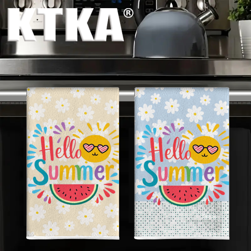 2Pcs, Watermelon Daisy Print K – Kitchen Baking Necessities Bewertung und Preis