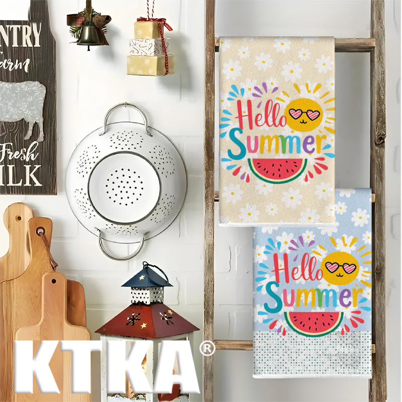 2Pcs, Watermelon Daisy Print K – Kitchen Baking Necessities Bewertung und Preis
