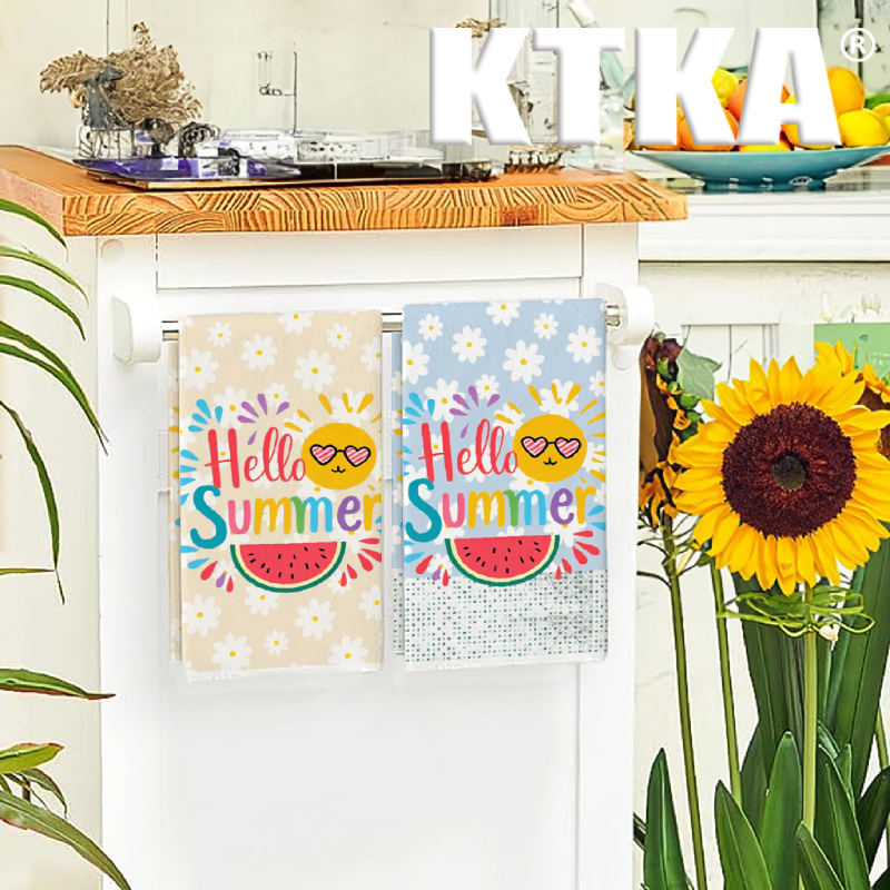2Pcs, Watermelon Daisy Print K – Kitchen Baking Necessities Bewertung und Preis