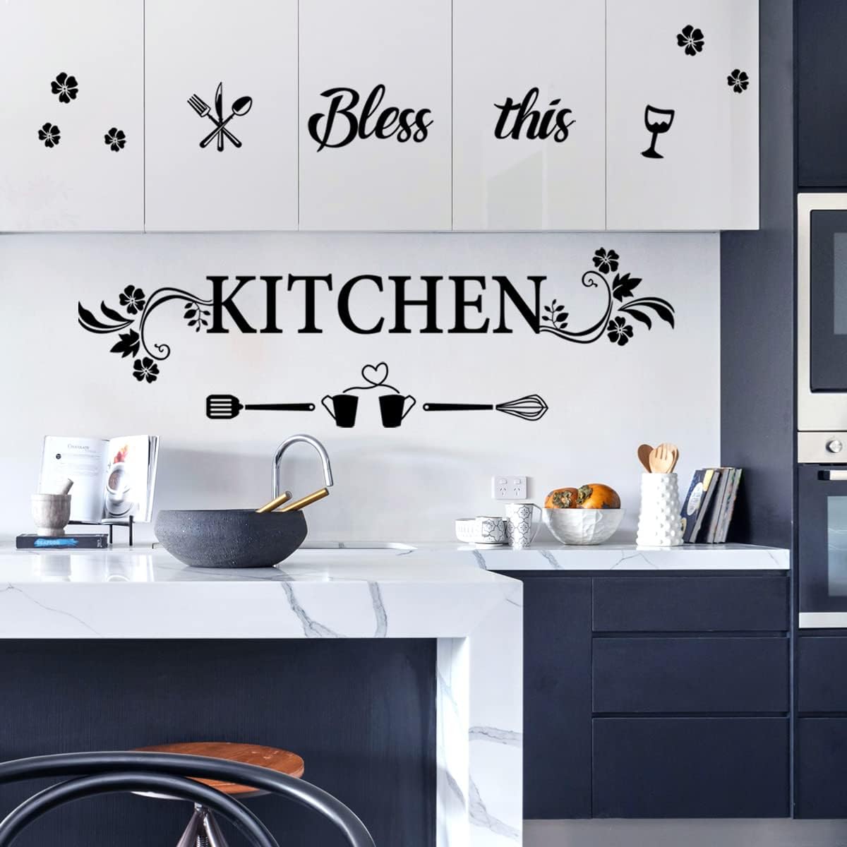 Bless This Kitchen Wall Decal  – Kitchen Baking Wall Art Bewertung und Preis