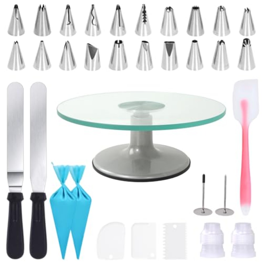 Cake Turntable 12 Inch Cake St – Offset Spatula Set Bewertung und Preis