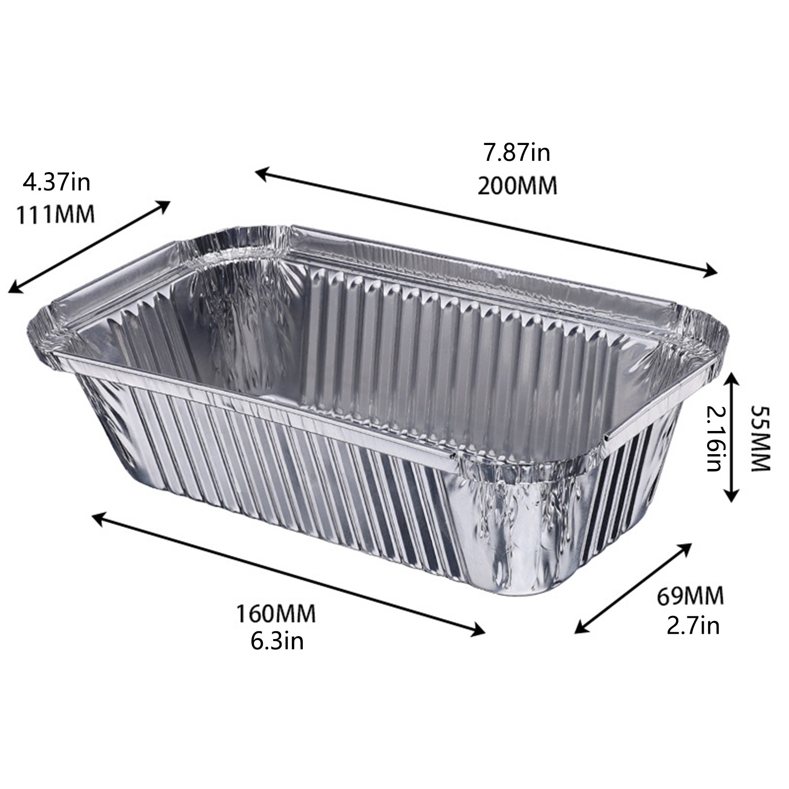 20pcs Large Deep Disposable Al – Kitchen Baking Tray Set Bewertung und Preis