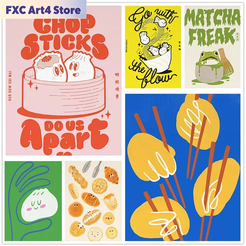 Frameless Modern and Cute Simp – Kitchen Baking Wall Art Bewertung und Preis