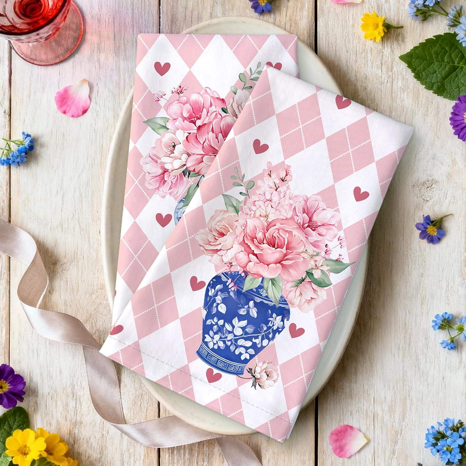 2Pcs, Pink and White Diamond-P – Kitchen Baking Necessities Bewertung und Preis