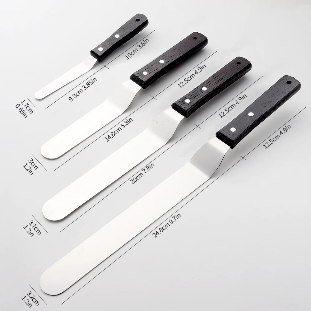 4PCS Straight&Offset Cake Icin – Offset Spatula Set Bewertung und Preis