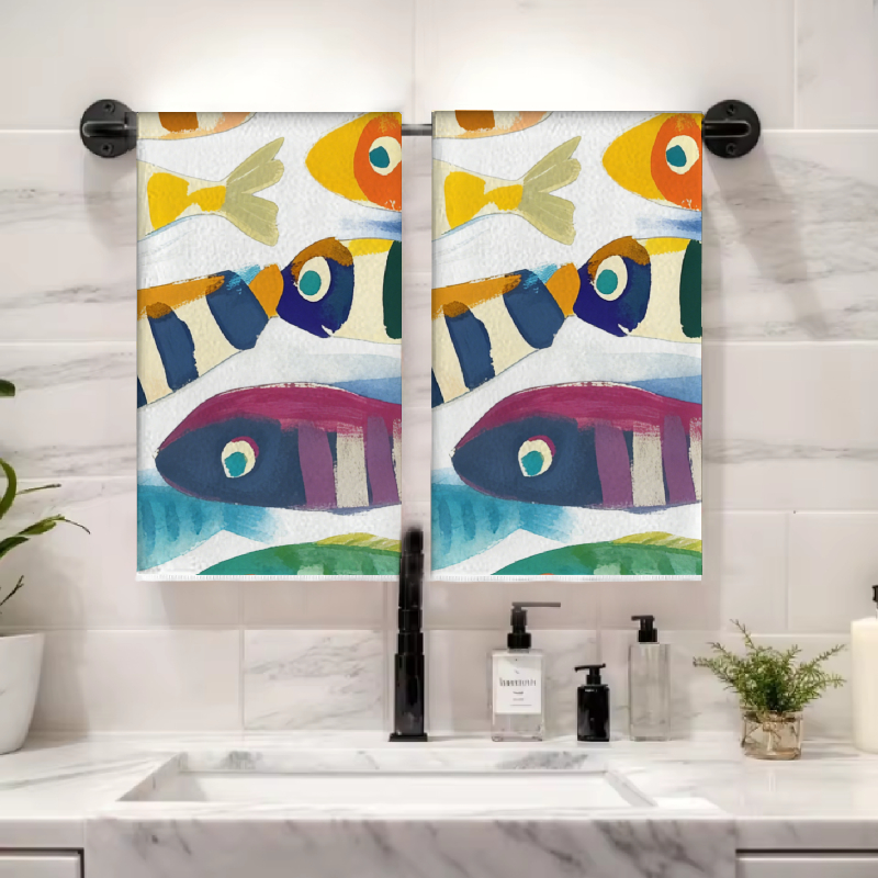 2Pcs, Watercolor Striped Fish  – Kitchen Baking Necessities Bewertung und Preis