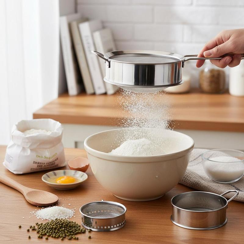Fine Mesh Flour Sifter 12.6 In – Kitchen Baking Essentials Bewertung und Preis