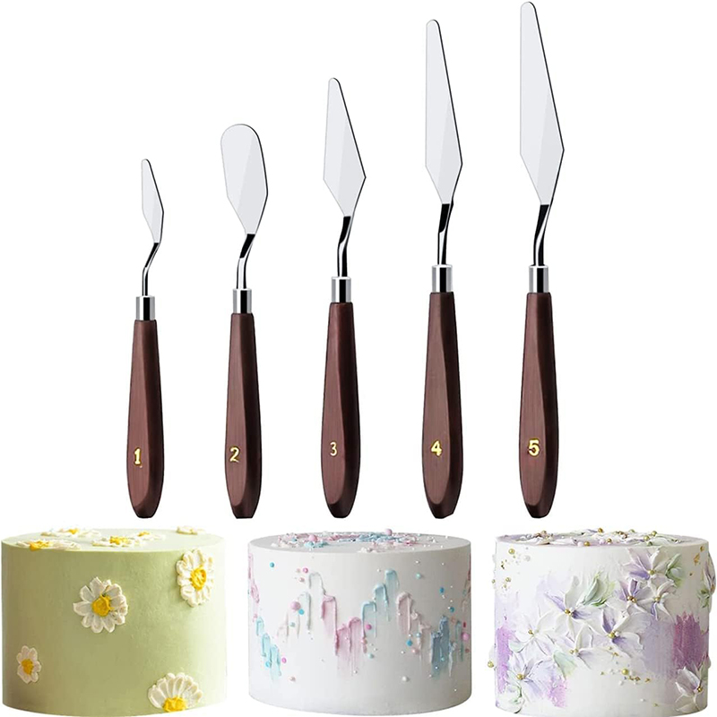 5Pcs Cake Cream Spatula Set St – Offset Spatula Set Bewertung und Preis