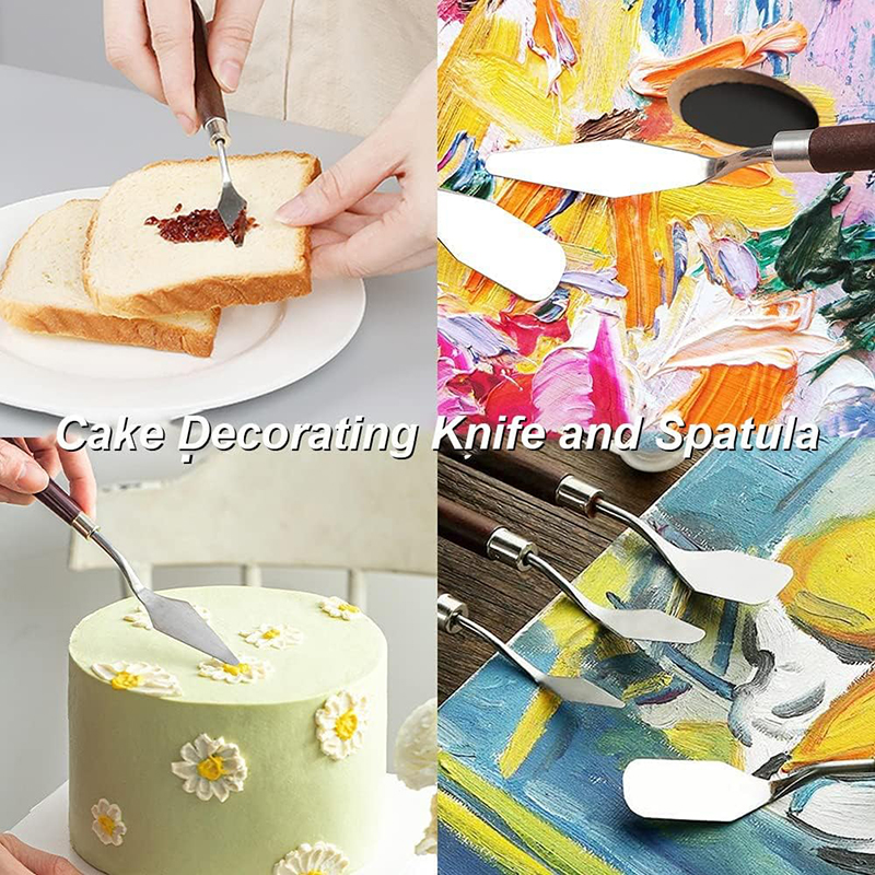 5Pcs Cake Cream Spatula Set St – Offset Spatula Set Bewertung und Preis