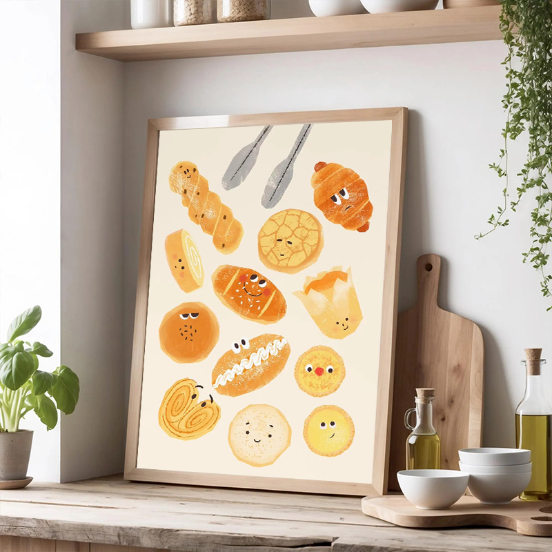 Modern and Cute Simple Baking  – Kitchen Baking Wall Art Bewertung und Preis
