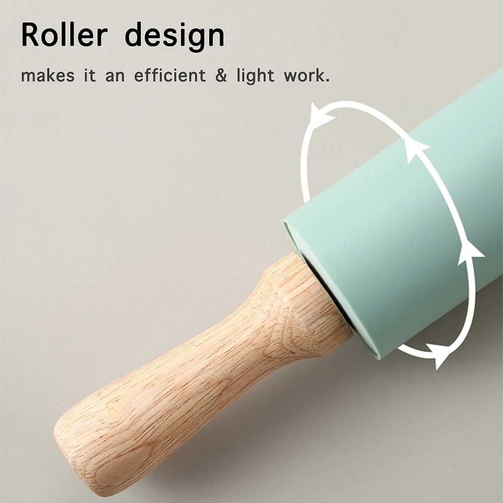 Non-Stick Silicone Rolling Pin – Kitchen Roller Baking Bewertung und Preis