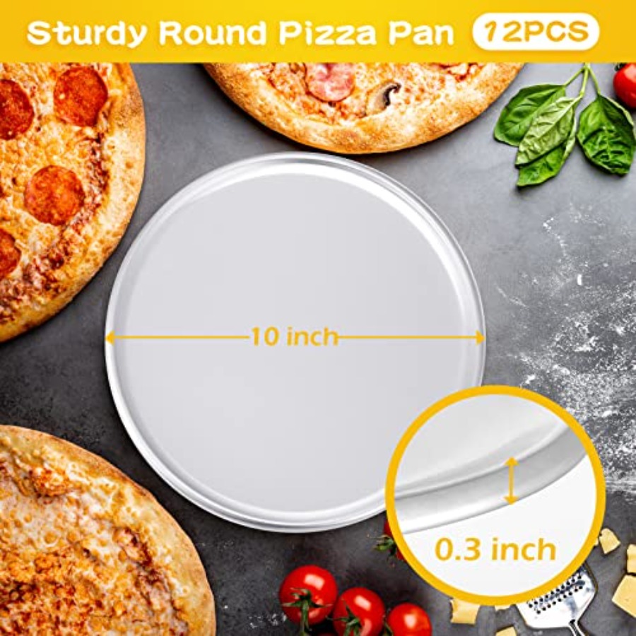 Pcs Pizza Pan Bulk Restaurant  – Kitchen Baking Tray Set Bewertung und Preis