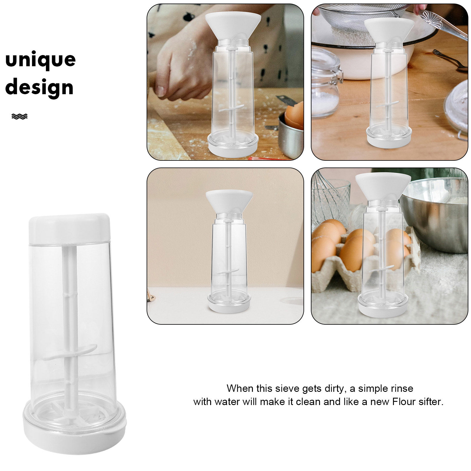 Flour Sifter Cup Portable Hand – Kitchen Baking Essentials Bewertung und Preis