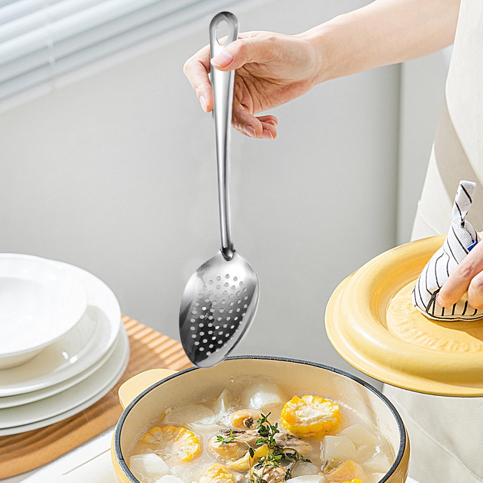 New Metal Slotted Spoon Stainl – Offset Spatula Set Bewertung und Preis