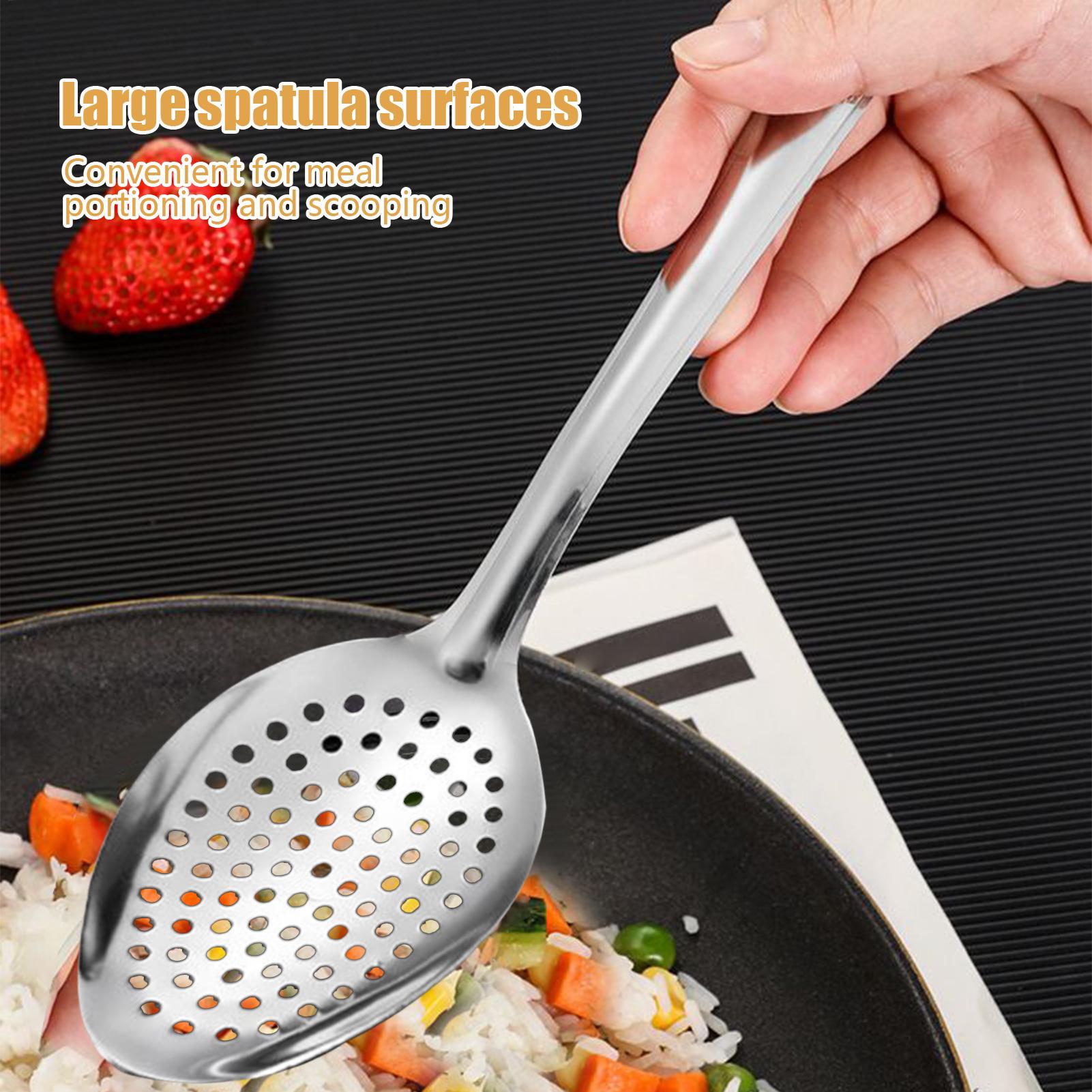 New Metal Slotted Spoon Stainl – Offset Spatula Set Bewertung und Preis