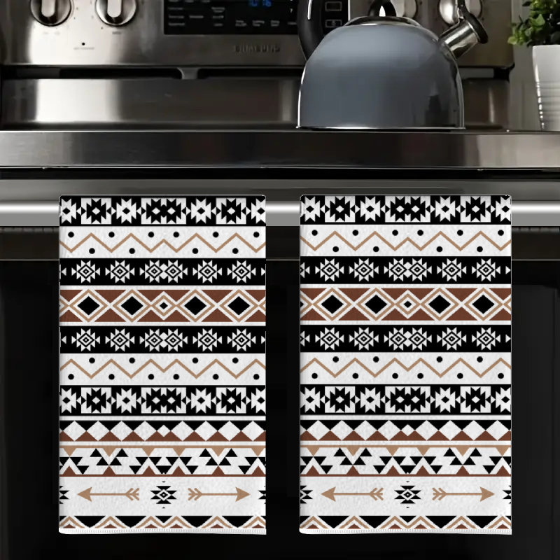 2Pcs, Black and White Geometri – Kitchen Baking Necessities Bewertung und Preis
