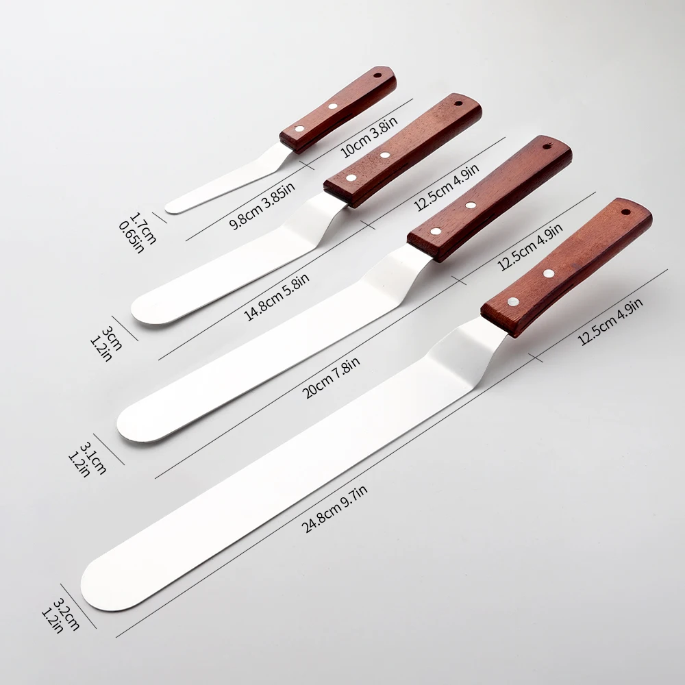 4/6/8/10 Inch Icing Spatula, S – Offset Spatula Set Bewertung und Preis