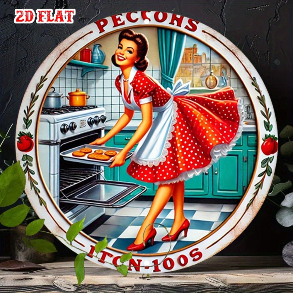 Vintage Metal Tin Sign - Retro – Kitchen Baking Wall Art Bewertung und Preis