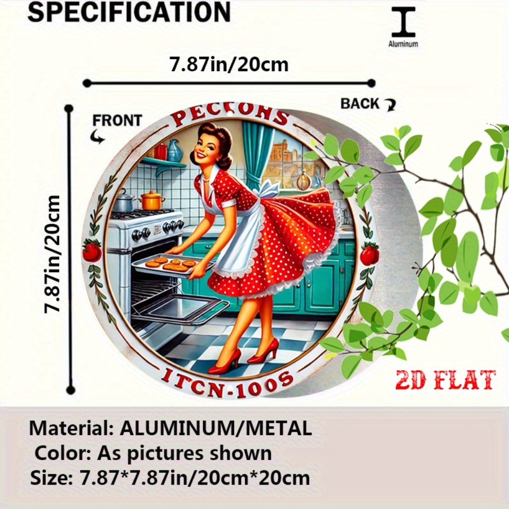 Vintage Metal Tin Sign - Retro – Kitchen Baking Wall Art Bewertung und Preis