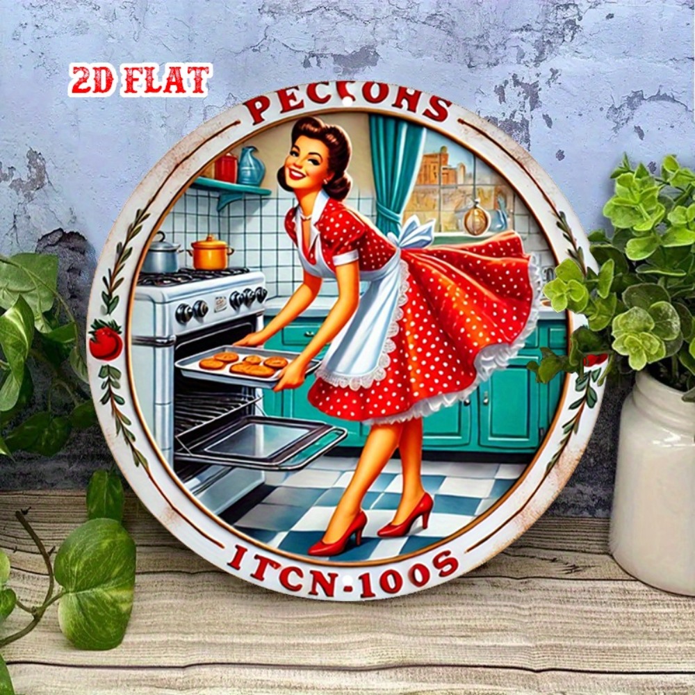 Vintage Metal Tin Sign - Retro – Kitchen Baking Wall Art Bewertung und Preis