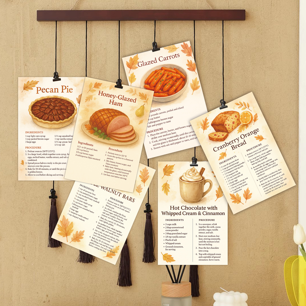 20pcs Vintage Food Recipe Wall – Kitchen Baking Wall Art Bewertung und Preis