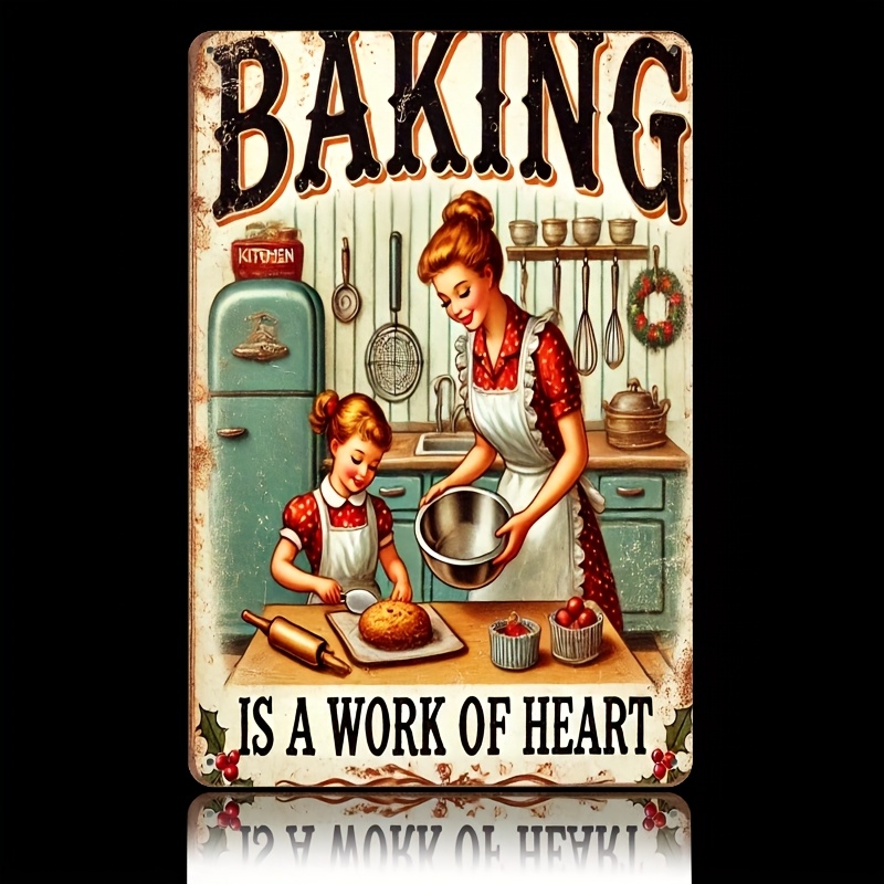 Vintage Style Iron Sign Baking – Kitchen Baking Wall Art Bewertung und Preis