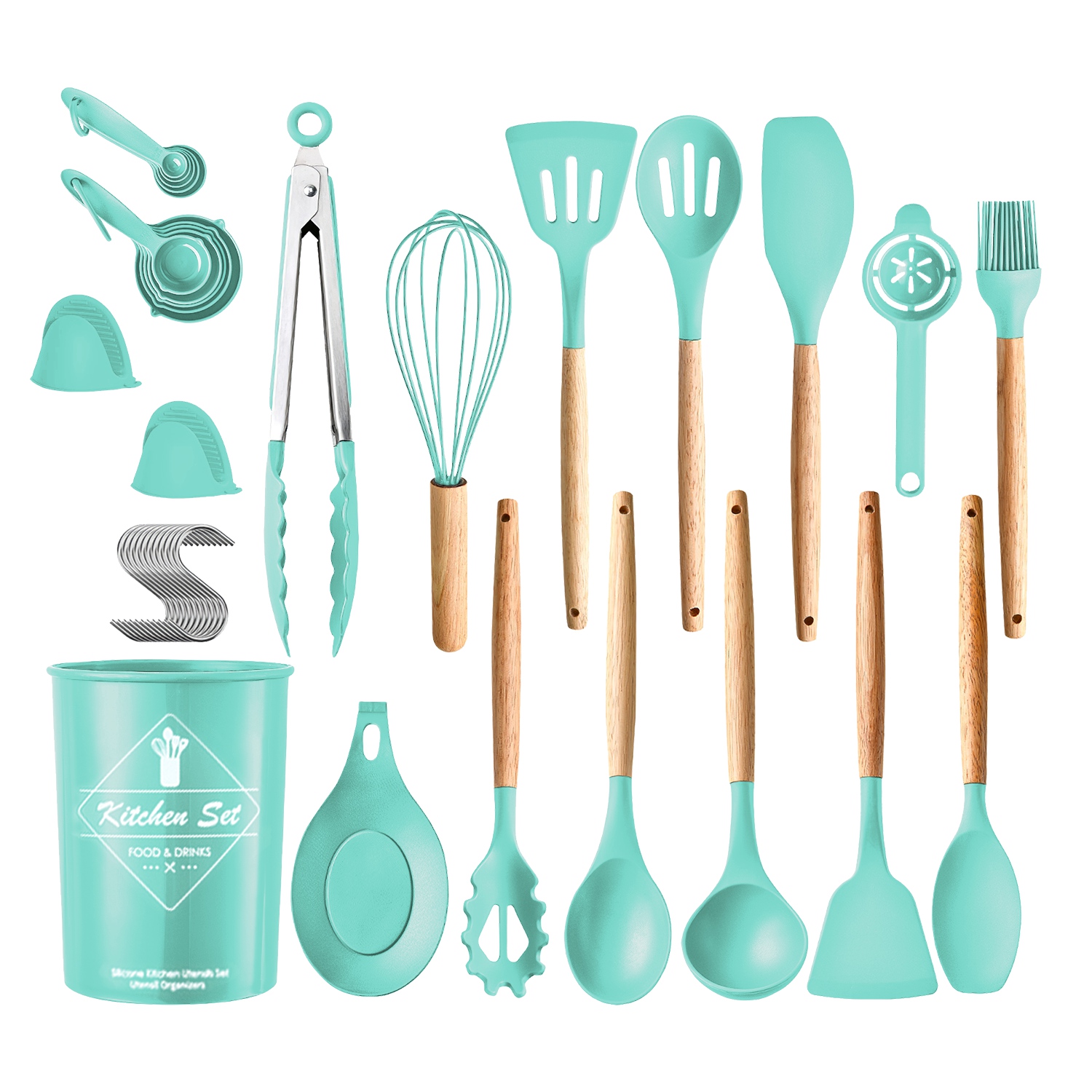 35Pcs Kitchen Cooking Utensils – Kitchen Baking Necessities Bewertung und Preis