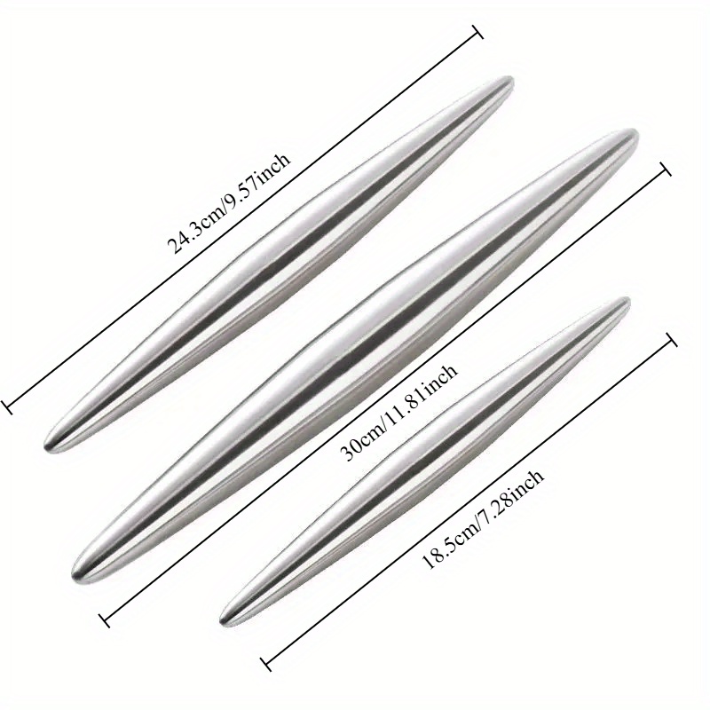 1Pc Stainless Steel Rolling Pi – Kitchen Roller Baking Bewertung und Preis