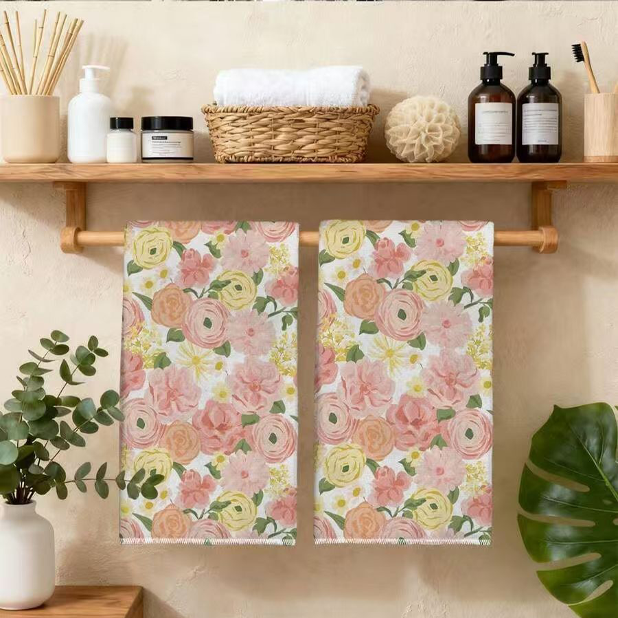 2Pcs, Cream-Colored Floral Kit – Kitchen Baking Necessities Bewertung und Preis