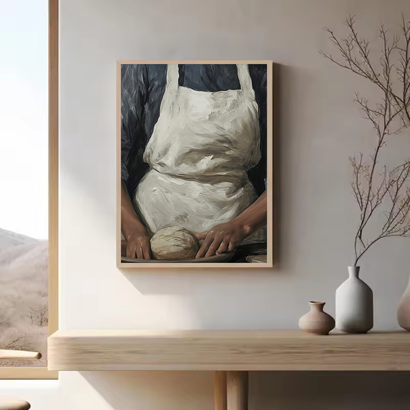French Kitchen Woman Baking Br – Kitchen Baking Wall Art Bewertung und Preis