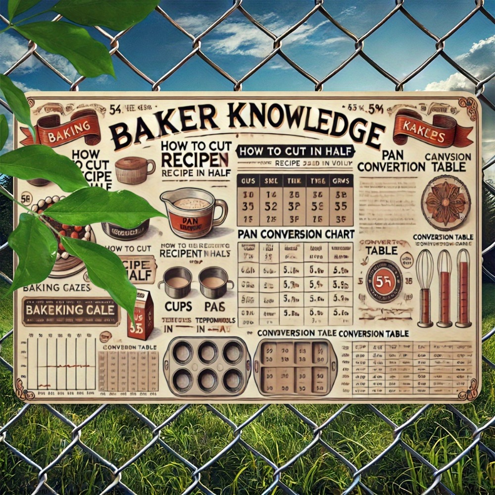 Vintage Metal Tin Sign Kitchen – Kitchen Baking Wall Art Bewertung und Preis