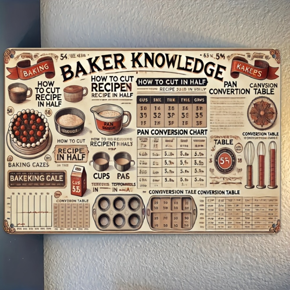 Vintage Metal Tin Sign Kitchen – Kitchen Baking Wall Art Bewertung und Preis