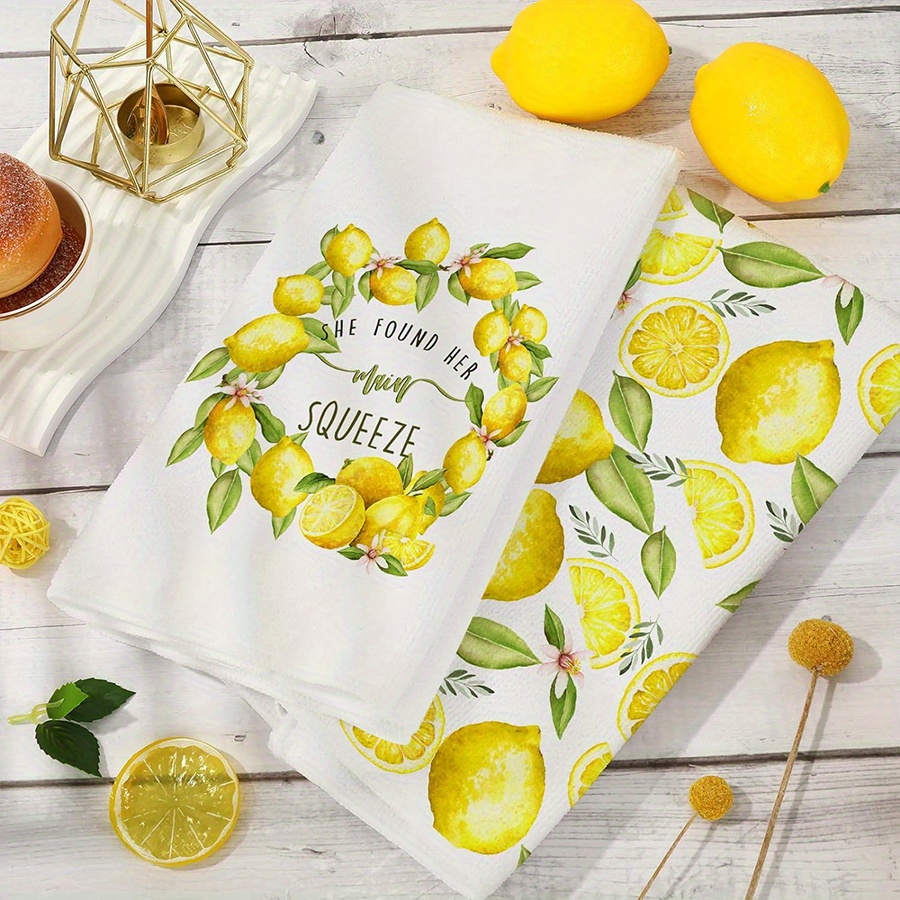 2Pcs, Lemon Wreath Kitchen Tow – Kitchen Baking Necessities Bewertung und Preis
