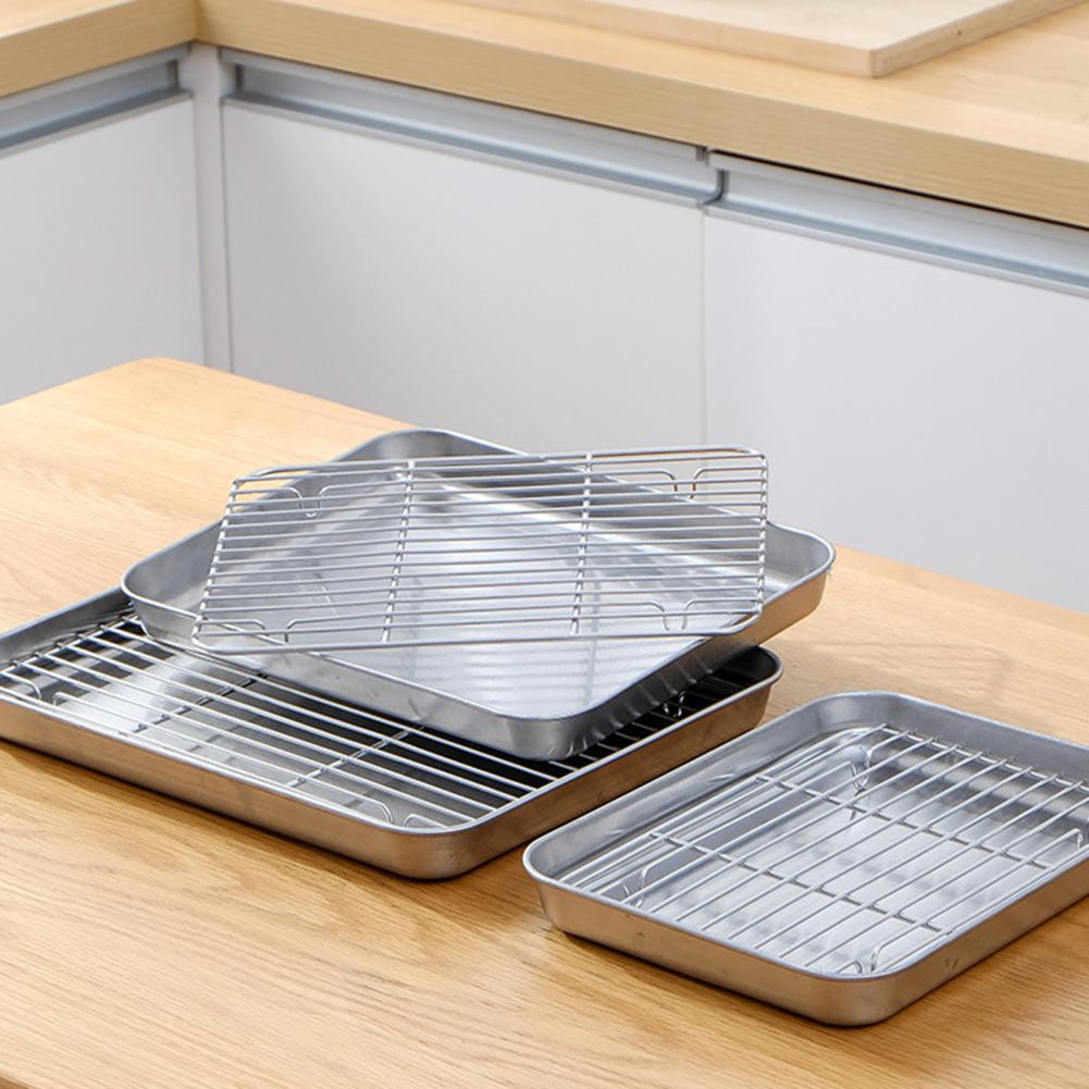 1 Set Stainless Steel Oven Bak – Kitchen Baking Tray Set Bewertung und Preis