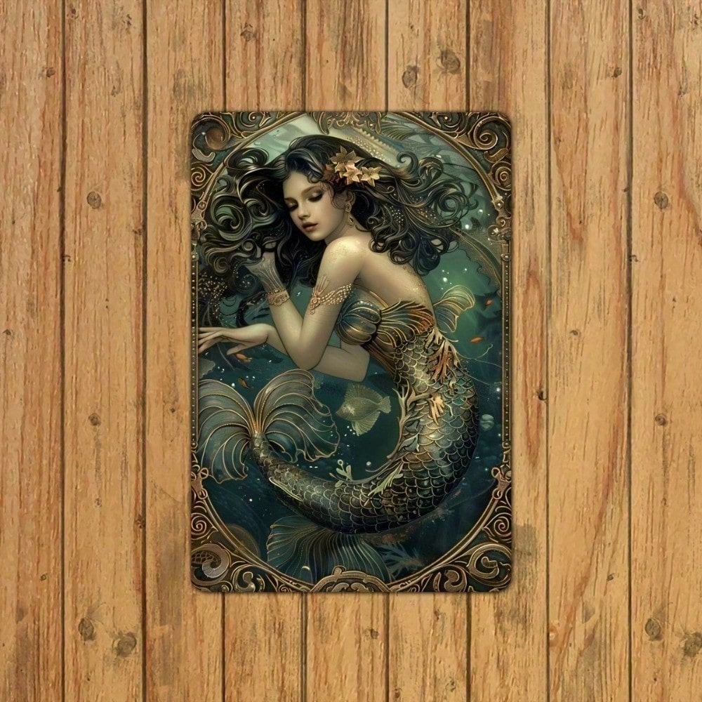 2026 BAKE&BAY Vintage Mermaid  – Kitchen Baking Wall Art Bewertung und Preis