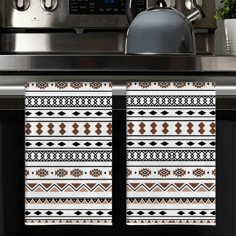 2Pcs, Exotic Geometric Striped – Kitchen Baking Necessities Bewertung und Preis
