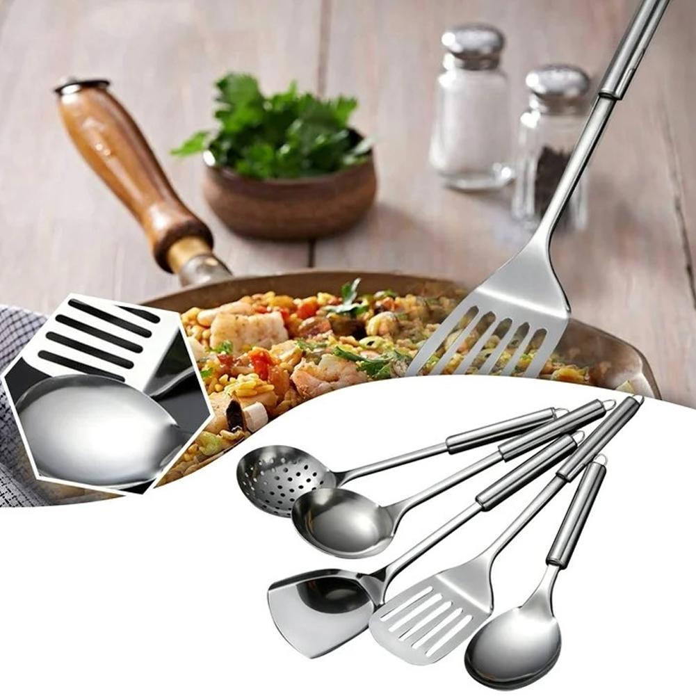 5PCS/SET Stainless Steel Pract – Offset Spatula Set Bewertung und Preis