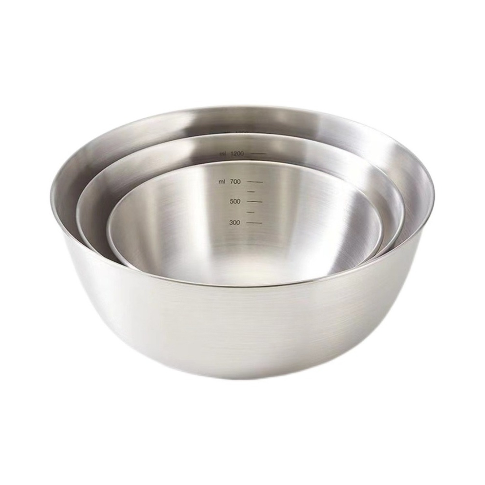 3pcs Stainless Steel Bowl Set  – Kitchen Baking Essentials Bewertung und Preis