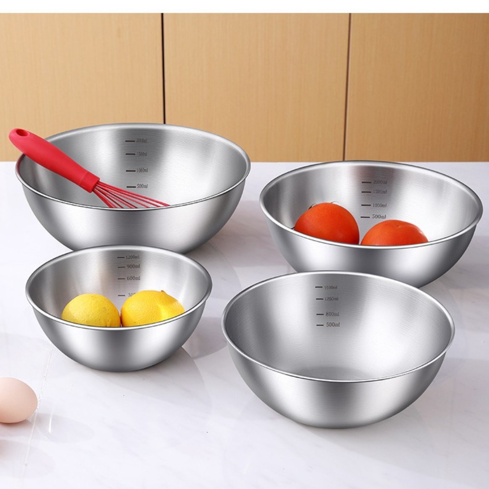 3pcs Stainless Steel Bowl Set  – Kitchen Baking Essentials Bewertung und Preis