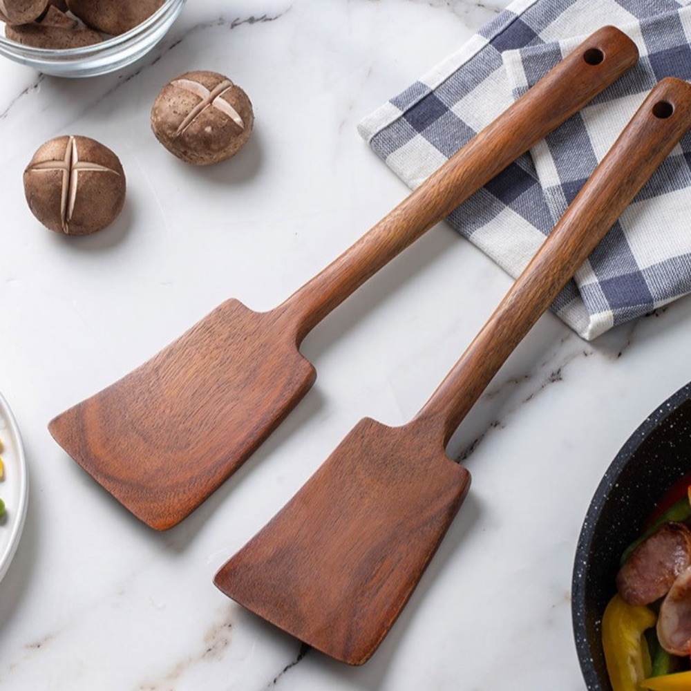 34cm Solid Wood Cooking Spatul – Offset Spatula Set Bewertung und Preis