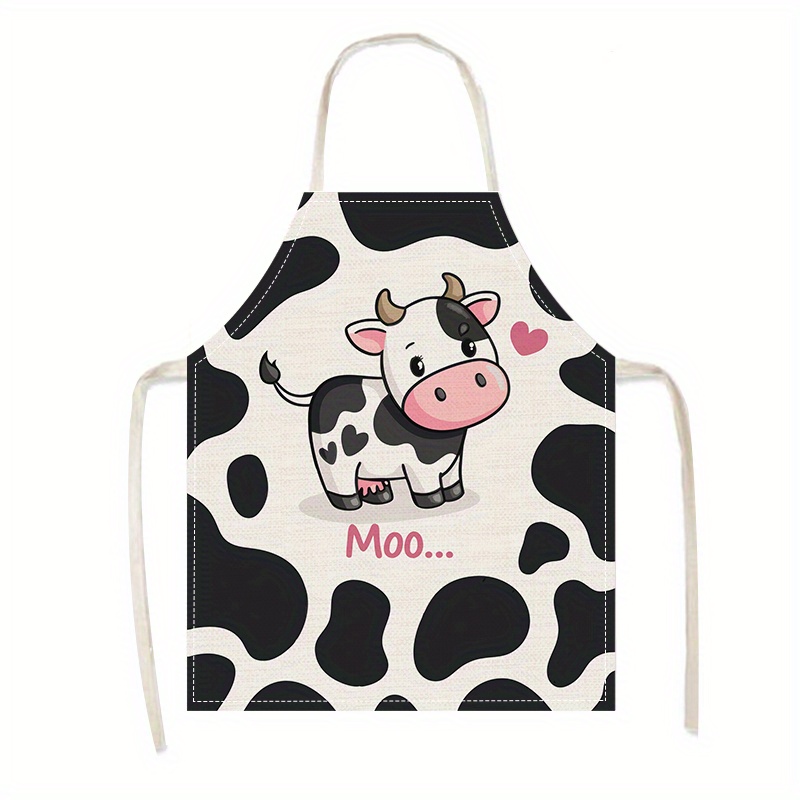 1pc Cute Cartoon Cow Print Kit – Baking Kitchen For Kids Bewertung und Preis
